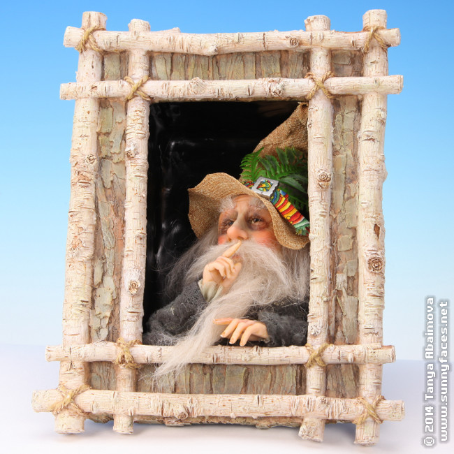 Portrait of a Wizard - One-Of-A-Kind Doll by Tanya Abaimova. Characters Gallery 