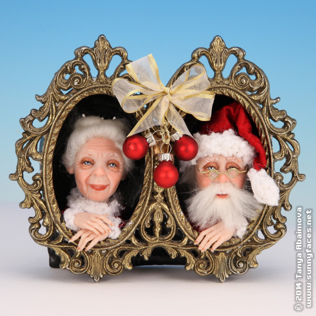 Mr. and Mrs. Claus - One-Of-A-Kind Doll by Tanya Abaimova. Characters Gallery 