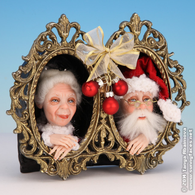 Mr. and Mrs. Claus - One-Of-A-Kind Doll by Tanya Abaimova. Characters Gallery 