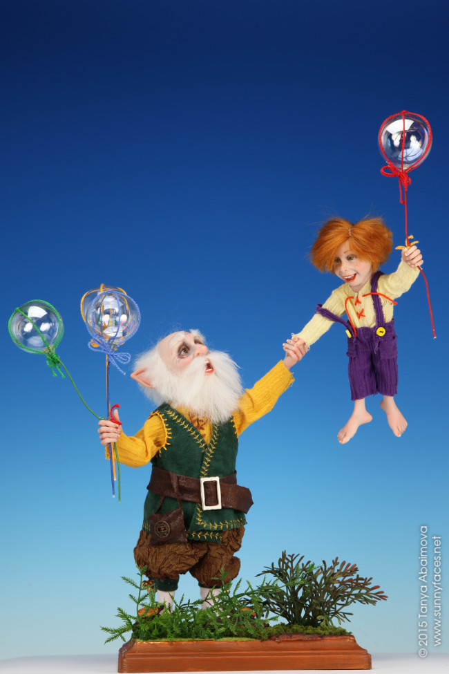 Balloons - One-Of-A-Kind Doll by Tanya Abaimova. Characters Gallery 