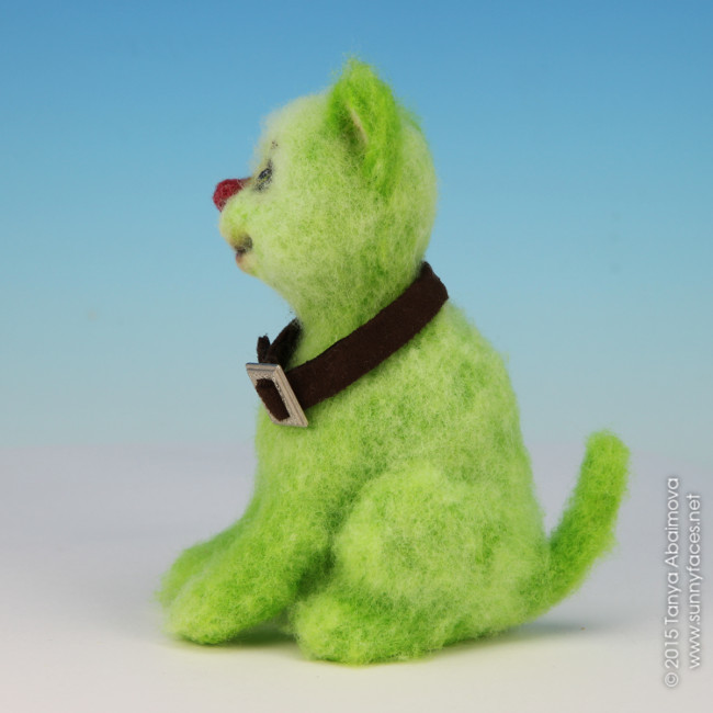 Lime - One-Of-A-Kind Doll by Tanya Abaimova. Soft Sculptures Gallery 