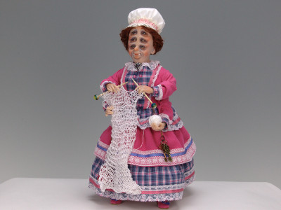 Mrs. Lightfoot - One-of-a-kind Art Doll by Tanya Abaimova