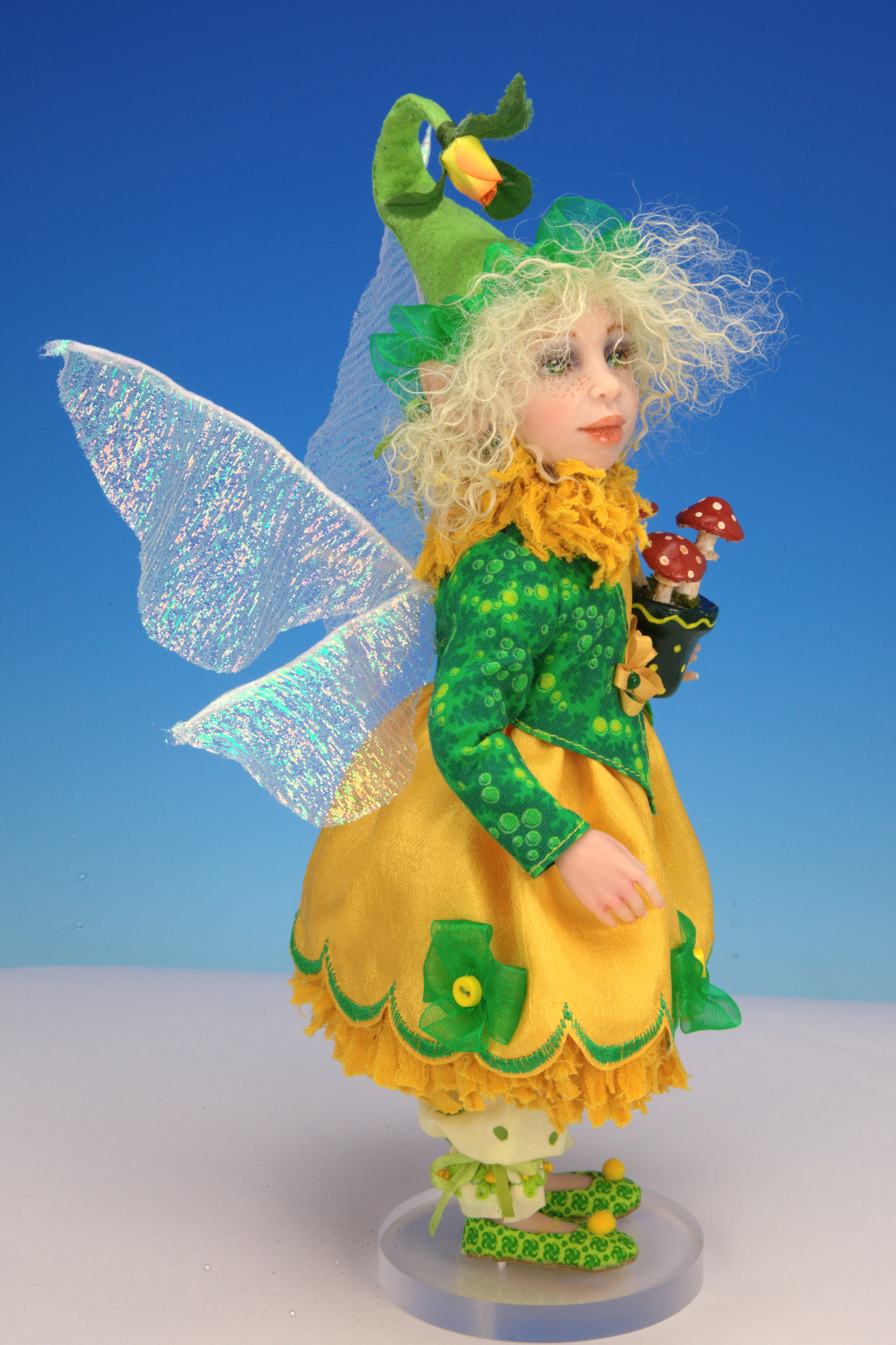 Dandelion - One-Of-A-Kind Doll by Tanya Abaimova. Creatures Gallery 