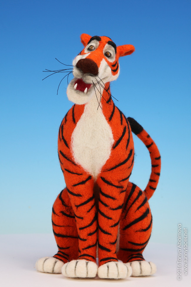 Shere Khan - One-Of-A-Kind Doll by Tanya Abaimova. Soft Sculptures Gallery 