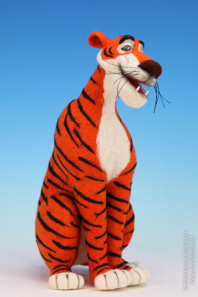 Shere Khan - One-Of-A-Kind Doll by Tanya Abaimova. Soft Sculptures Gallery 