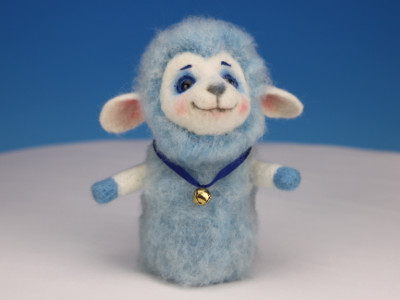 Little Sheep - One-of-a-kind Art Doll by Tanya Abaimova