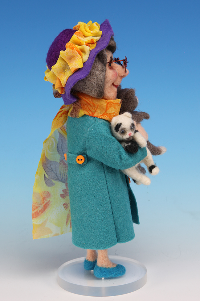 Mrs. Coldmilk  - One-Of-A-Kind Doll by Tanya Abaimova. Soft Sculptures Gallery 