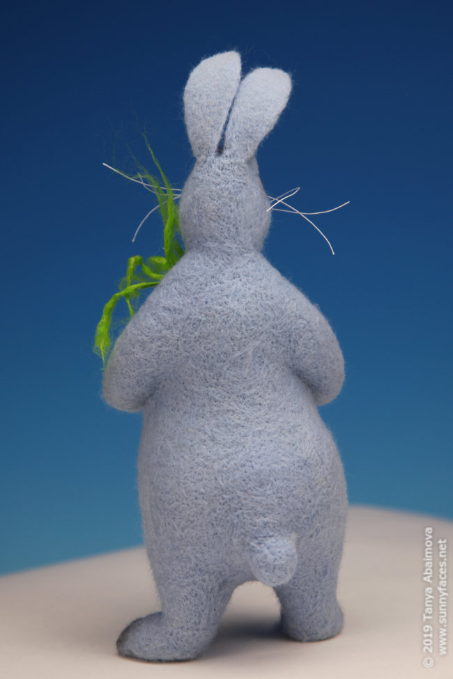 Bunny - One-Of-A-Kind Doll by Tanya Abaimova. Soft Sculptures Gallery 