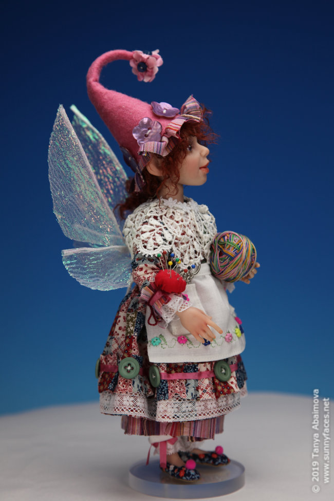 Button - One-Of-A-Kind Doll by Tanya Abaimova. Creatures Gallery 