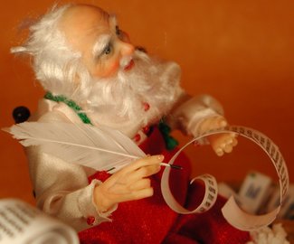 Santa's Checklist - One-Of-A-Kind Doll by Tanya Abaimova. Characters Gallery 