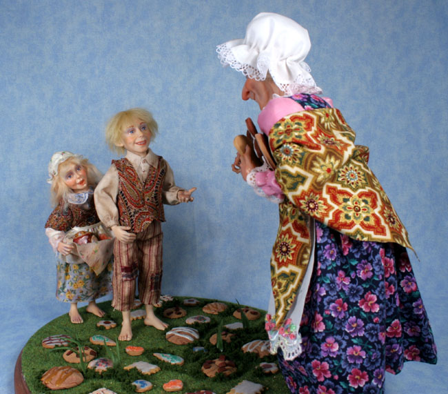 Hansel and Gretel - One-Of-A-Kind Doll by Tanya Abaimova. Characters Gallery 