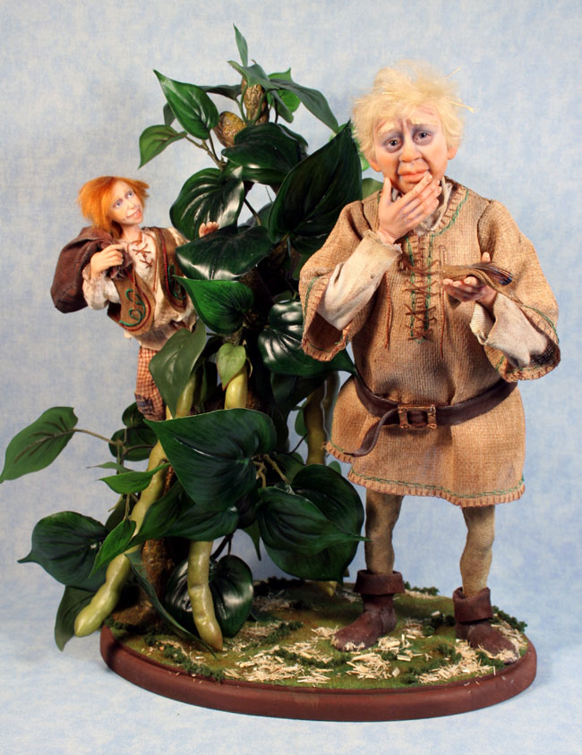 Jack and the Beanstalk - One-Of-A-Kind Doll by Tanya Abaimova. Characters Gallery 