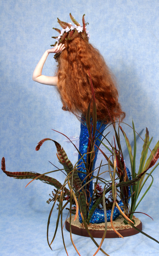 Flower of the Sea Mermaid - One-Of-A-Kind Doll by Tanya Abaimova. Creatures Gallery 