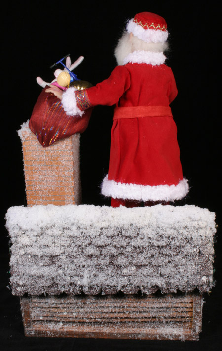 Santa's Down the Chimney Tonight - One-Of-A-Kind Doll by Tanya Abaimova. Characters Gallery 