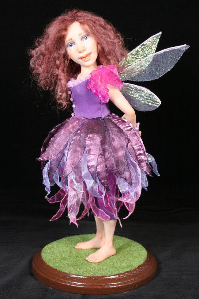 Violet - One-Of-A-Kind Doll by Tanya Abaimova. Creatures Gallery 