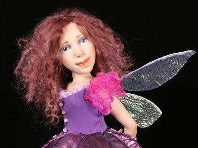 Violet - One-of-a-kind Art Doll by Tanya Abaimova