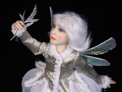 Snowflake Fairy - One-of-a-kind Art Doll by Tanya Abaimova