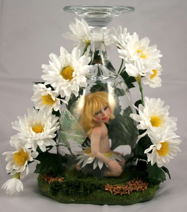 Daisy Fairy - One-Of-A-Kind Doll by Tanya Abaimova. Creatures Gallery 