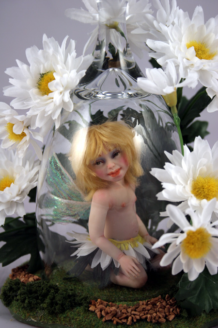 Daisy Fairy - One-Of-A-Kind Doll by Tanya Abaimova. Creatures Gallery 