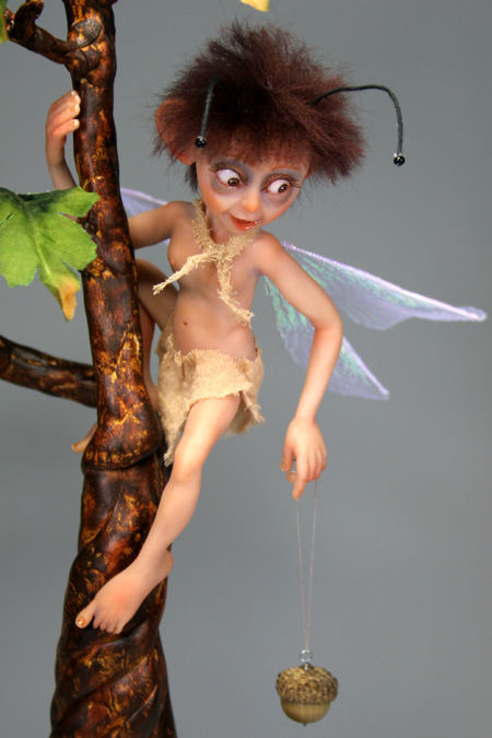 Little Moth - One-Of-A-Kind Doll by Tanya Abaimova. Creatures Gallery 