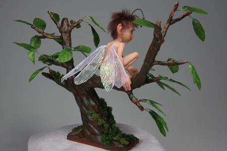 Acorn Moth Fairy - One-Of-A-Kind Doll by Tanya Abaimova. Creatures Gallery 