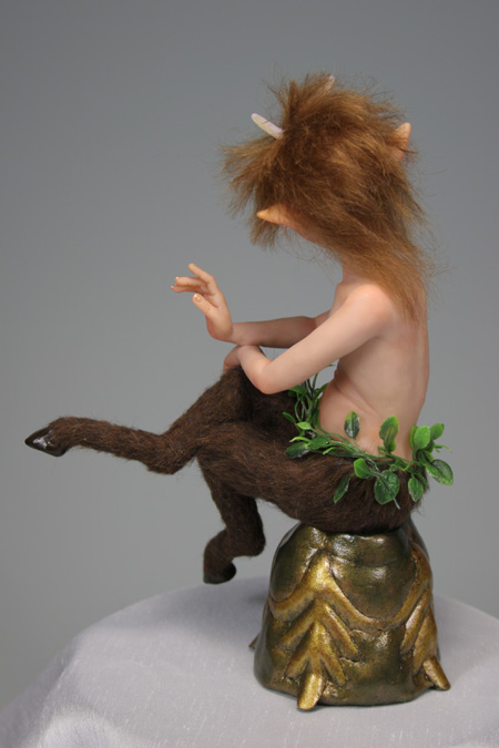 Young Satyr - One-Of-A-Kind Doll by Tanya Abaimova. Creatures Gallery 