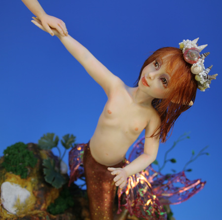 Under The Sea - One-Of-A-Kind Doll by Tanya Abaimova. Creatures Gallery 