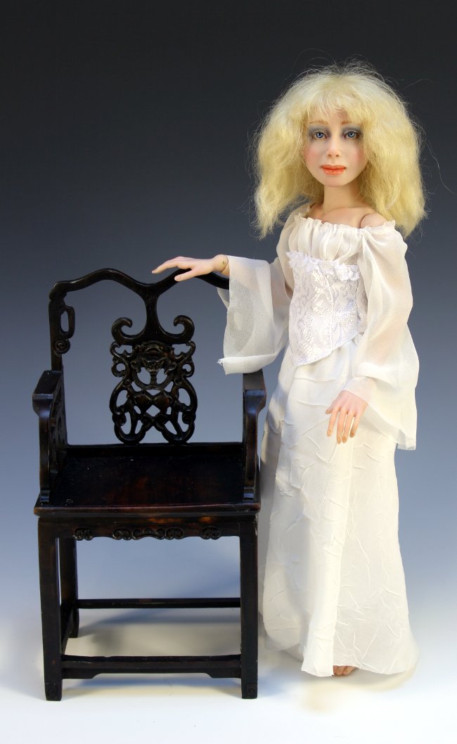 Color: White - One-Of-A-Kind Doll by Tanya Abaimova. Ball-Jointed Dolls Gallery 