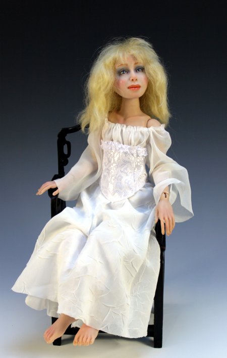 Color: White - One-Of-A-Kind Doll by Tanya Abaimova. Ball-Jointed Dolls Gallery 