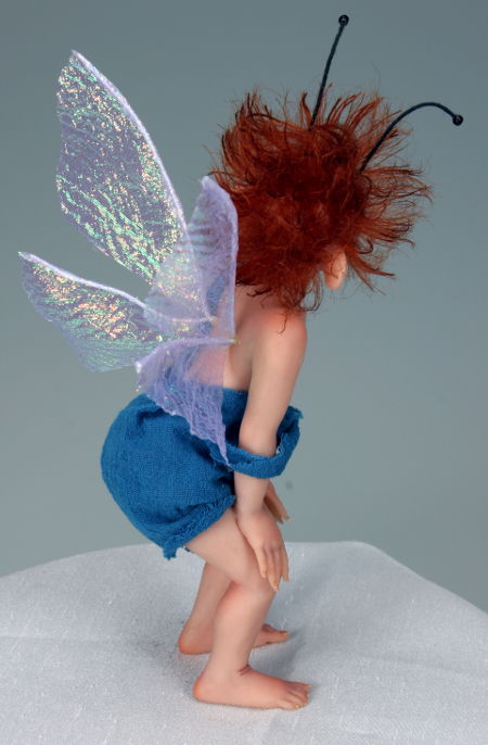 Blue Pixie - One-Of-A-Kind Doll by Tanya Abaimova. Creatures Gallery 