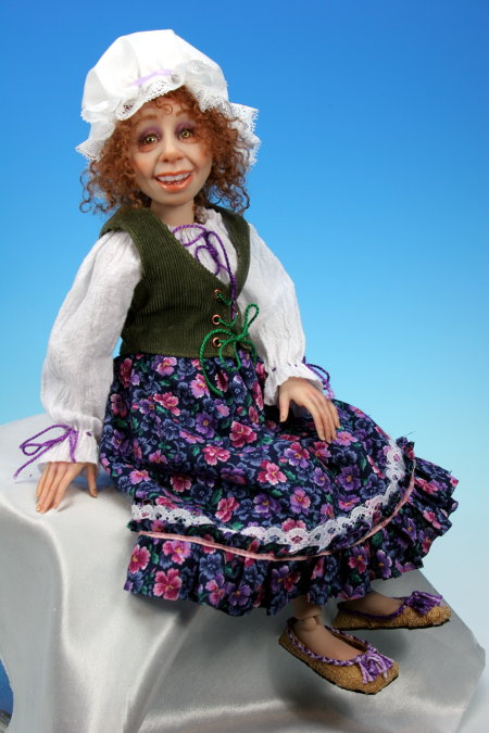 Lavender - One-Of-A-Kind Doll by Tanya Abaimova. Ball-Jointed Dolls Gallery 