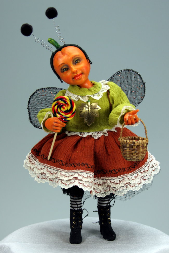 Trick-Or-Treat - One-Of-A-Kind Doll by Tanya Abaimova. Creatures Gallery 