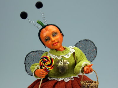 Trick-Or-Treat - One-of-a-kind Art Doll by Tanya Abaimova