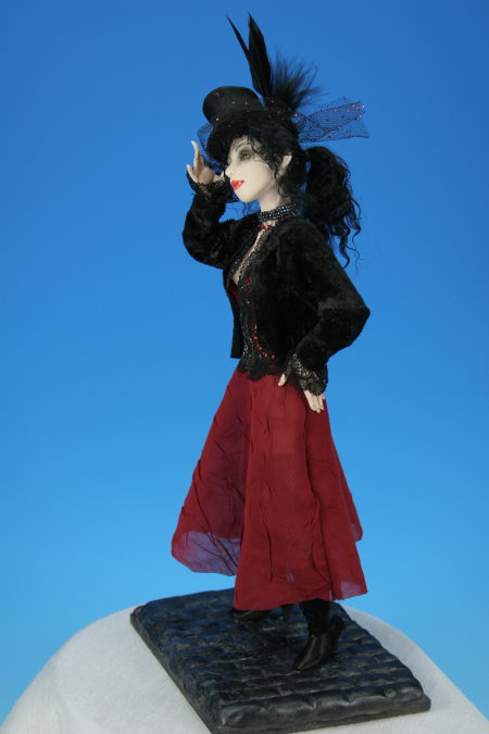 London Nights - One-Of-A-Kind Doll by Tanya Abaimova. Creatures Gallery 