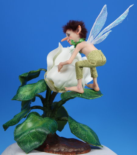 Hummingbird Pixie - One-Of-A-Kind Doll by Tanya Abaimova. Creatures Gallery 