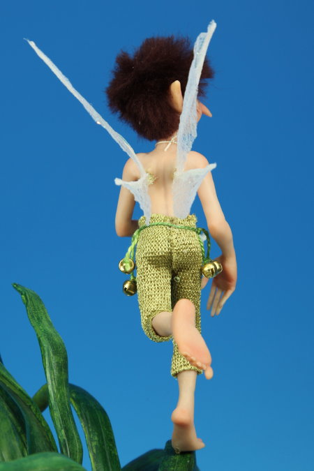 Grasshopper Pixie - One-Of-A-Kind Doll by Tanya Abaimova. Creatures Gallery 