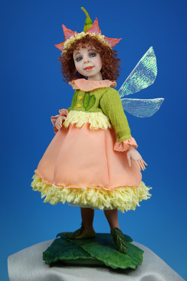 Sweet Pea Fairy - One-Of-A-Kind Doll by Tanya Abaimova. Creatures Gallery 