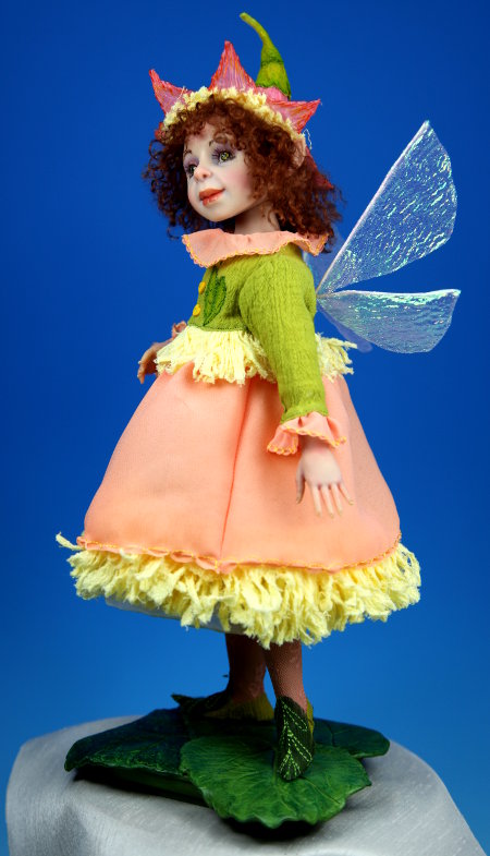 Sweet Pea Fairy - One-Of-A-Kind Doll by Tanya Abaimova. Creatures Gallery 