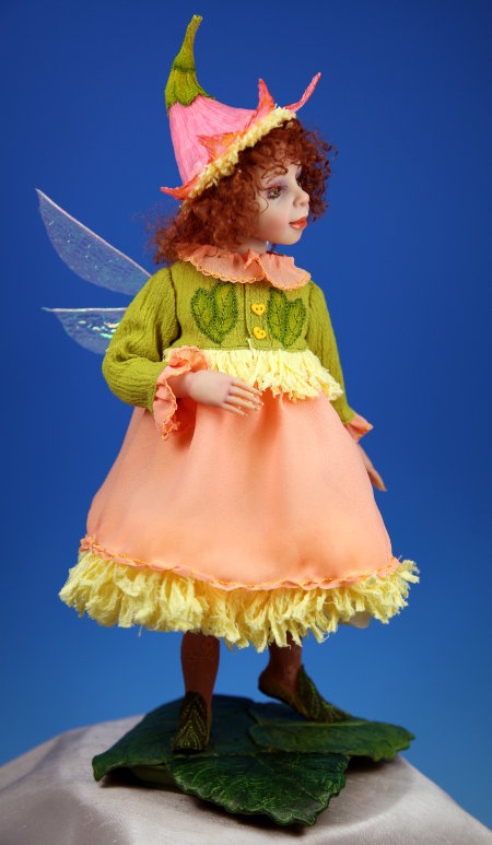 Sweet Pea Fairy - One-Of-A-Kind Doll by Tanya Abaimova. Creatures Gallery 