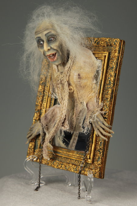 Ghost in a Mirror - One-Of-A-Kind Doll by Tanya Abaimova. Creatures Gallery 