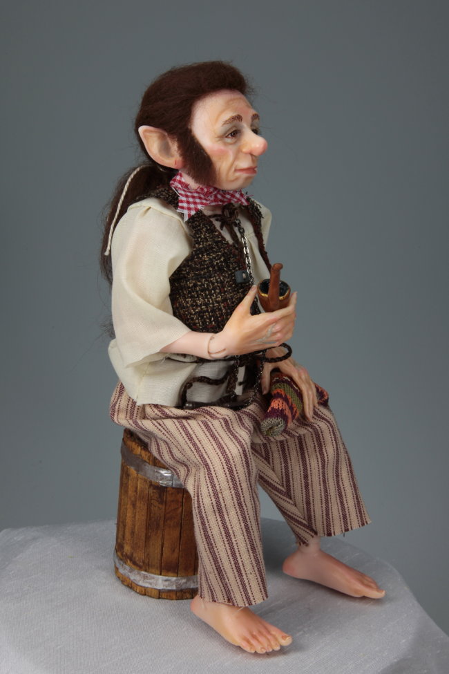 Old Sailor - One-Of-A-Kind Doll by Tanya Abaimova. Ball-Jointed Dolls Gallery 