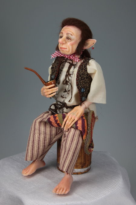 Old Sailor - One-Of-A-Kind Doll by Tanya Abaimova. Ball-Jointed Dolls Gallery 