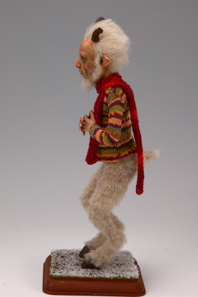 Old Satyr - One-Of-A-Kind Doll by Tanya Abaimova. Creatures Gallery 
