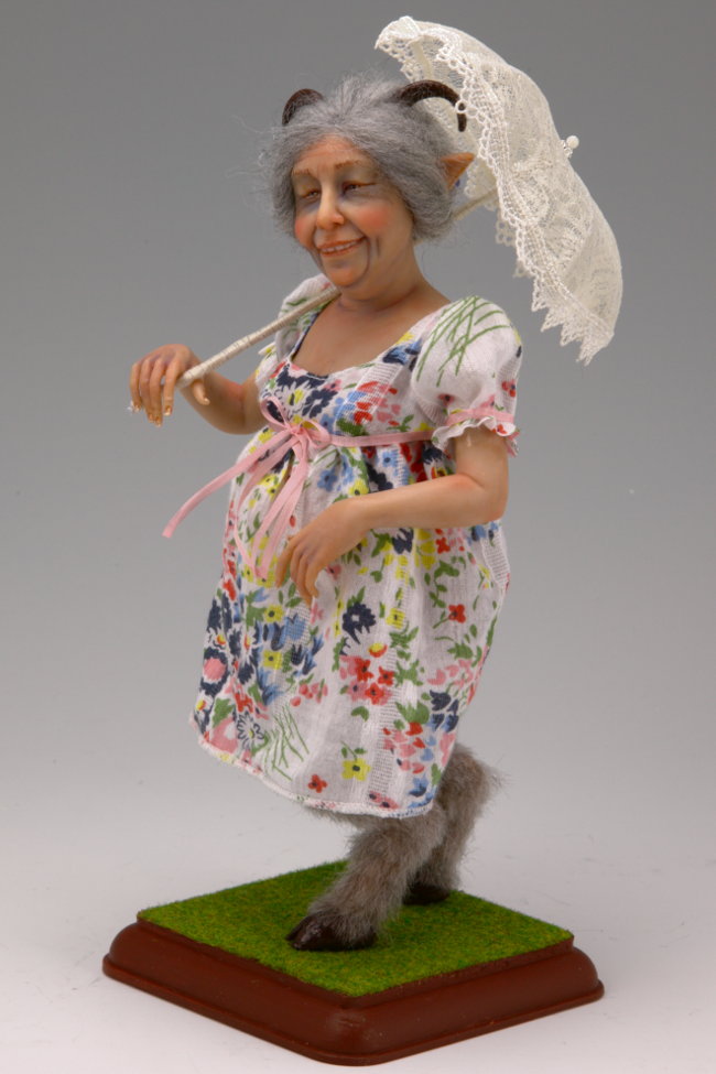 Lovely Day for a Walk - One-Of-A-Kind Doll by Tanya Abaimova. Creatures Gallery 