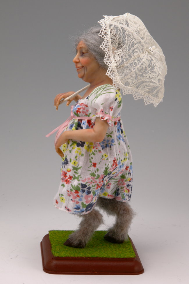 Lovely Day for a Walk - One-Of-A-Kind Doll by Tanya Abaimova. Creatures Gallery 