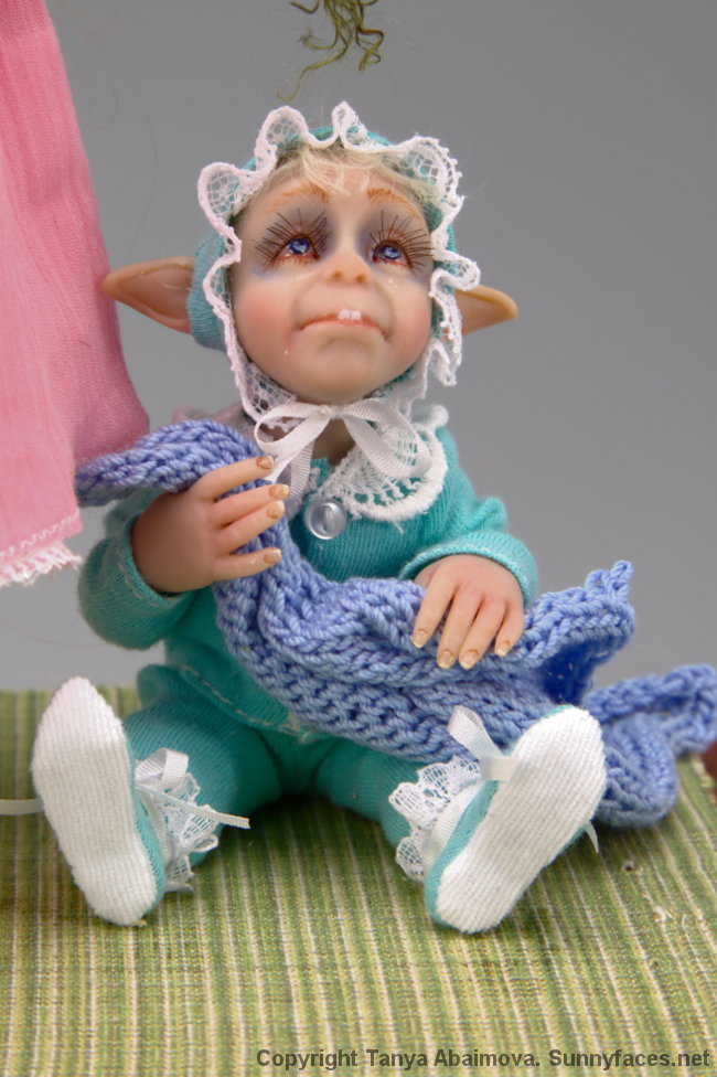 Big Sister - One-Of-A-Kind Doll by Tanya Abaimova. Creatures Gallery 