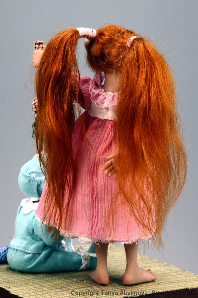 Big Sister - One-Of-A-Kind Doll by Tanya Abaimova. Creatures Gallery 