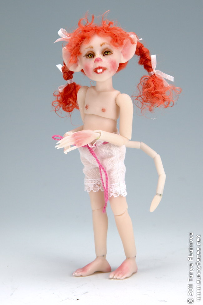 Ruby - One-Of-A-Kind Doll by Tanya Abaimova. Ball-Jointed Dolls Gallery 