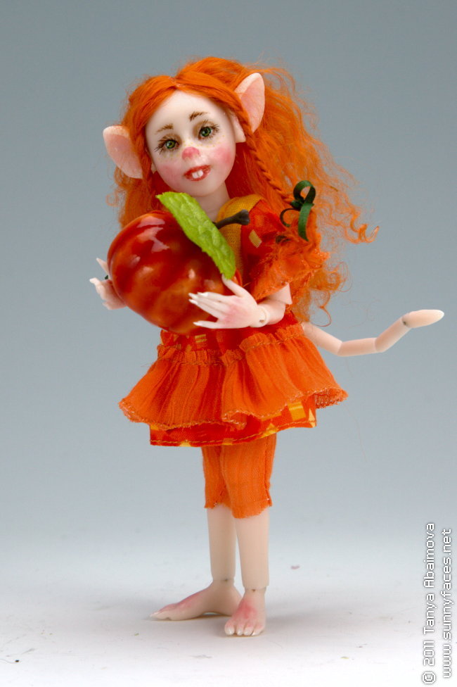 Pumpkin - One-Of-A-Kind Doll by Tanya Abaimova. Ball-Jointed Dolls Gallery 