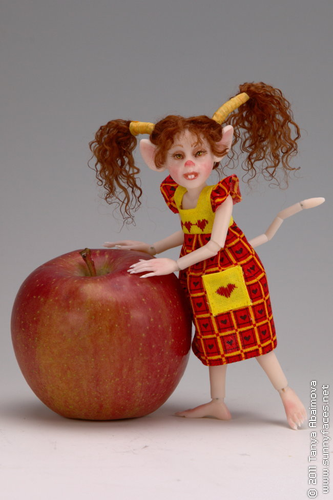 Cookie - One-Of-A-Kind Doll by Tanya Abaimova. Ball-Jointed Dolls Gallery 